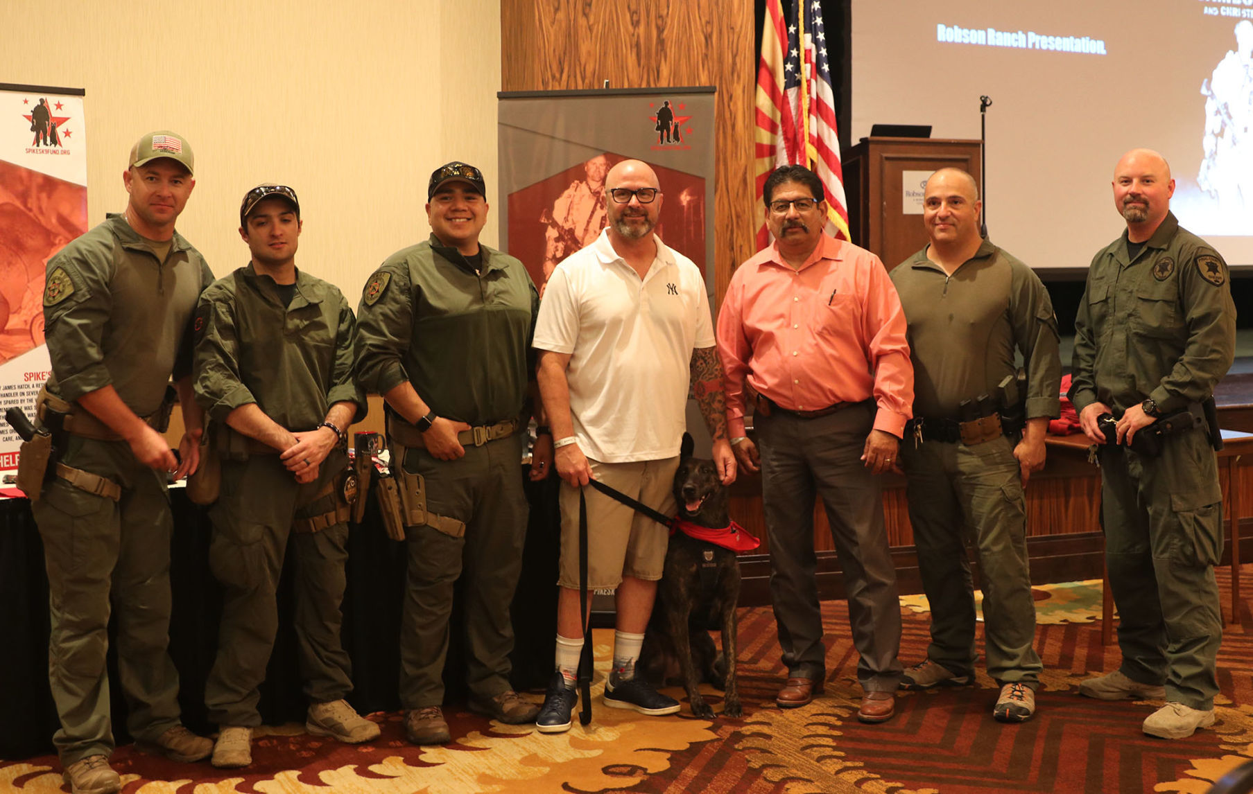 Tino with Officers